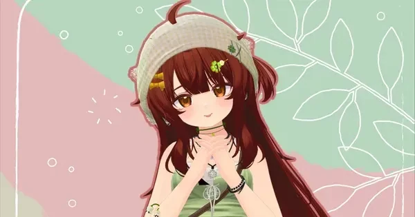 EkuのVRChatアバター写真：ミント色の衣装