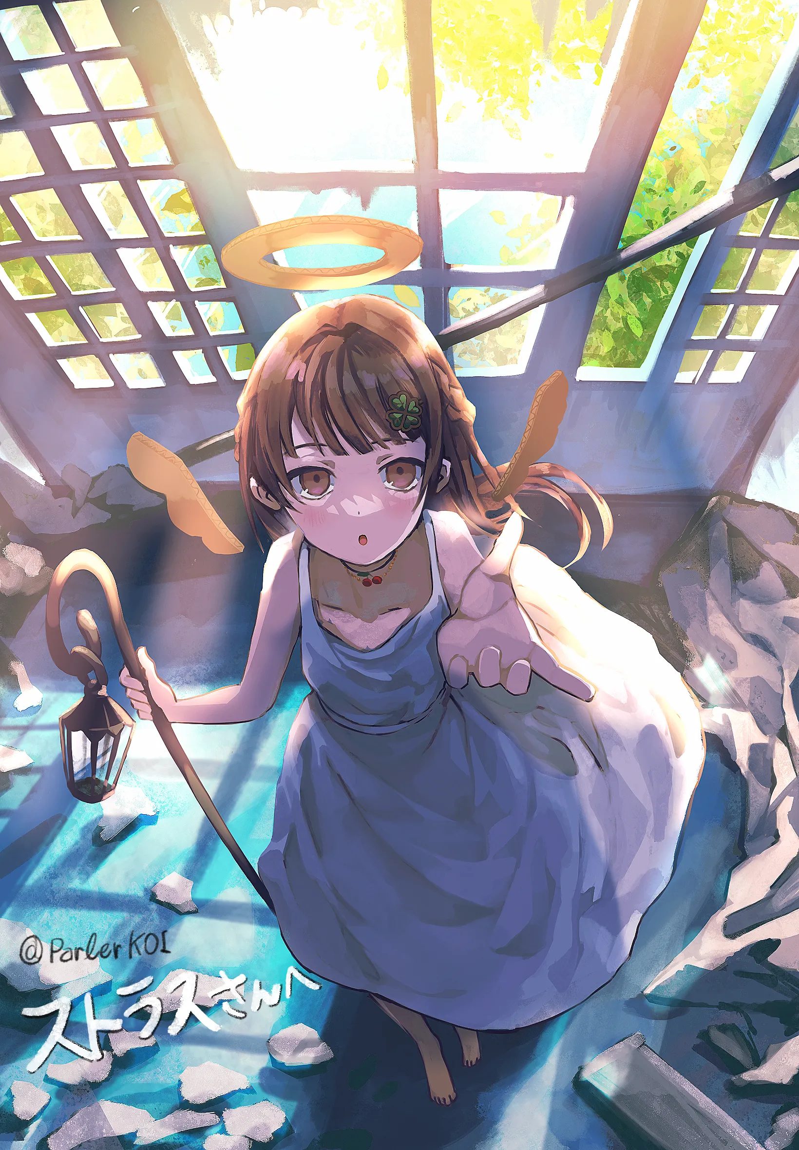 ストラスのアバター改変を描いたイラスト（illustration: パーラー鯉）