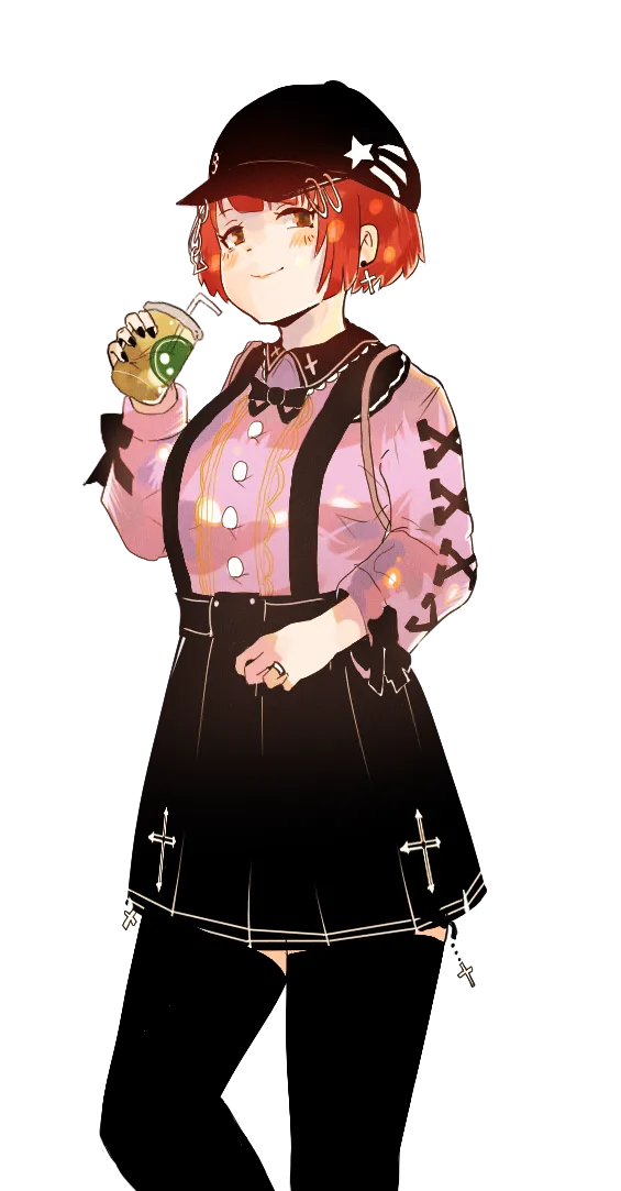 ストラスのアバター改変を描いたイラスト（illustration: SAIGA）