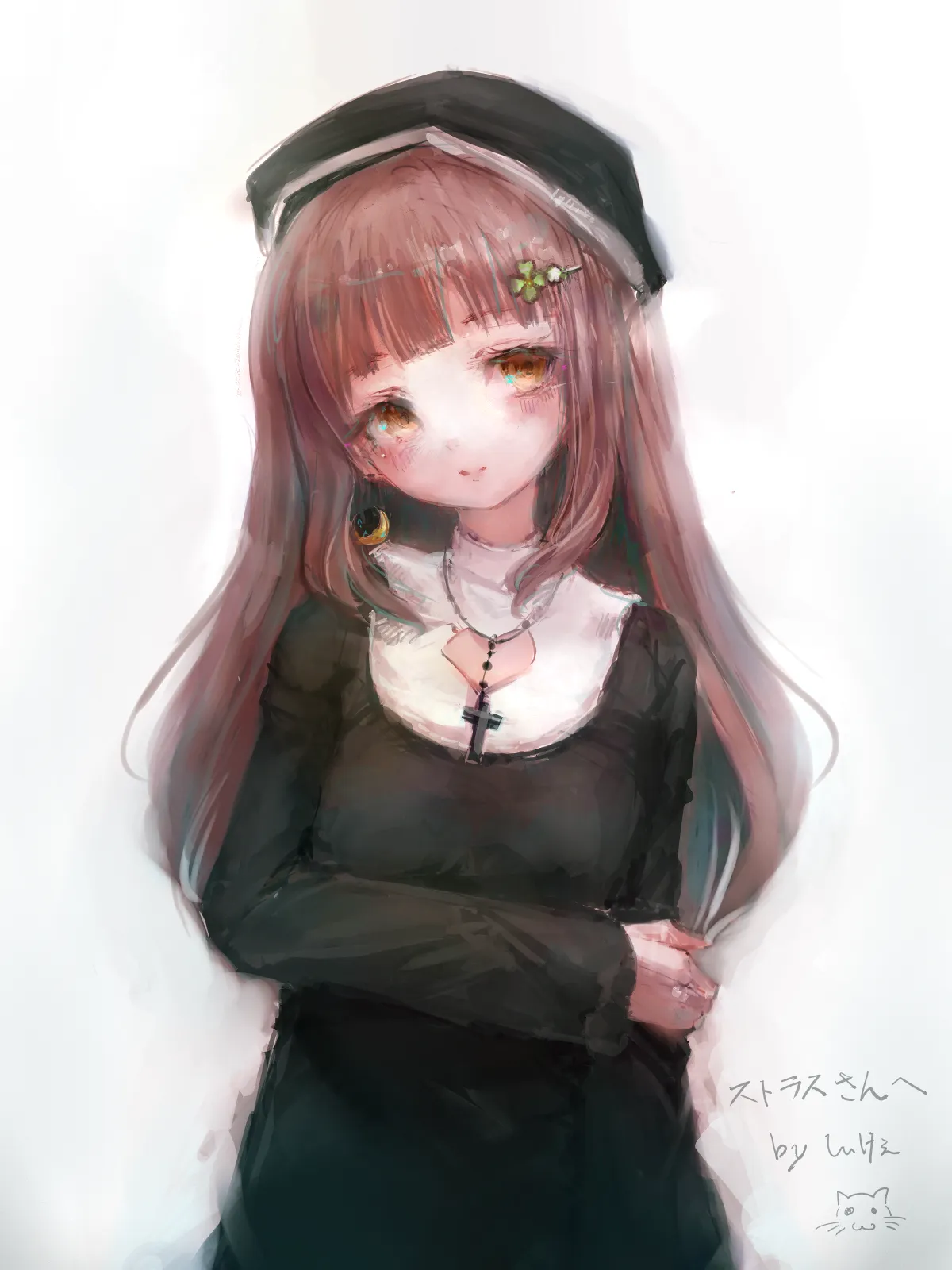 ストラスのアバター改変を描いたアイコン（illustration: しぃけぇ）