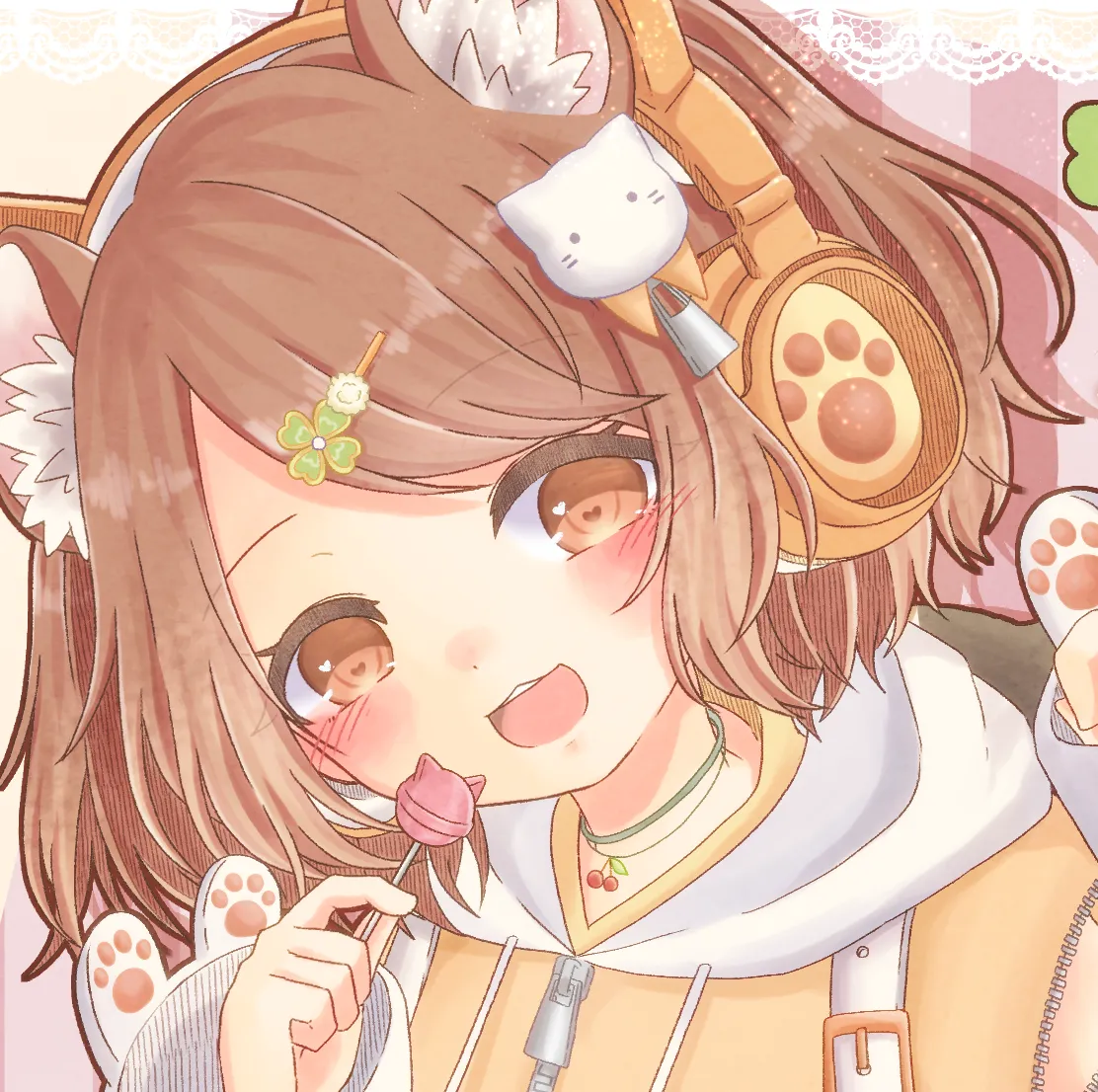 ストラスのアバター改変を描いたアイコン（illustration: すもも）