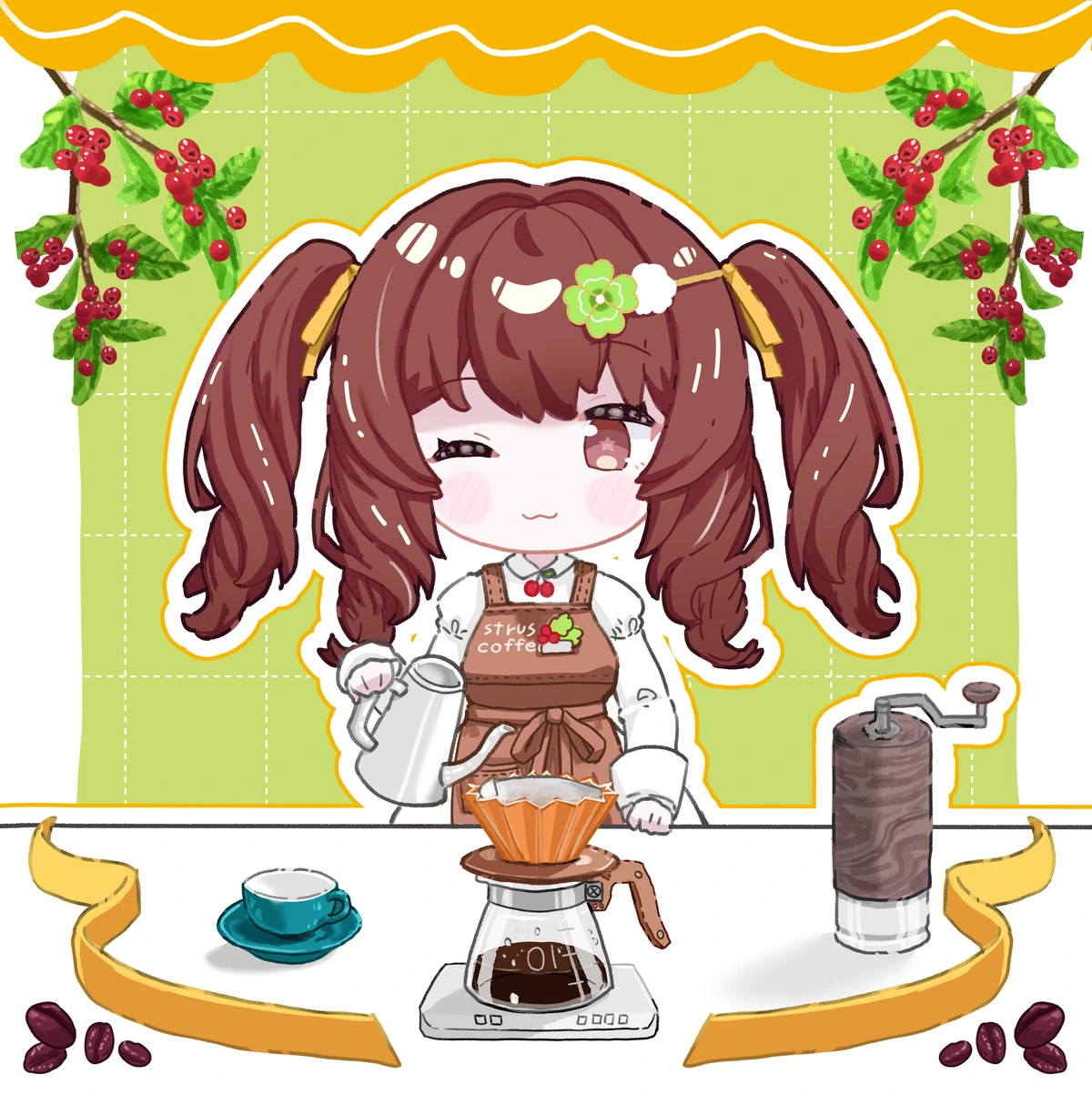 ストラスブレンドのパッケージイラスト