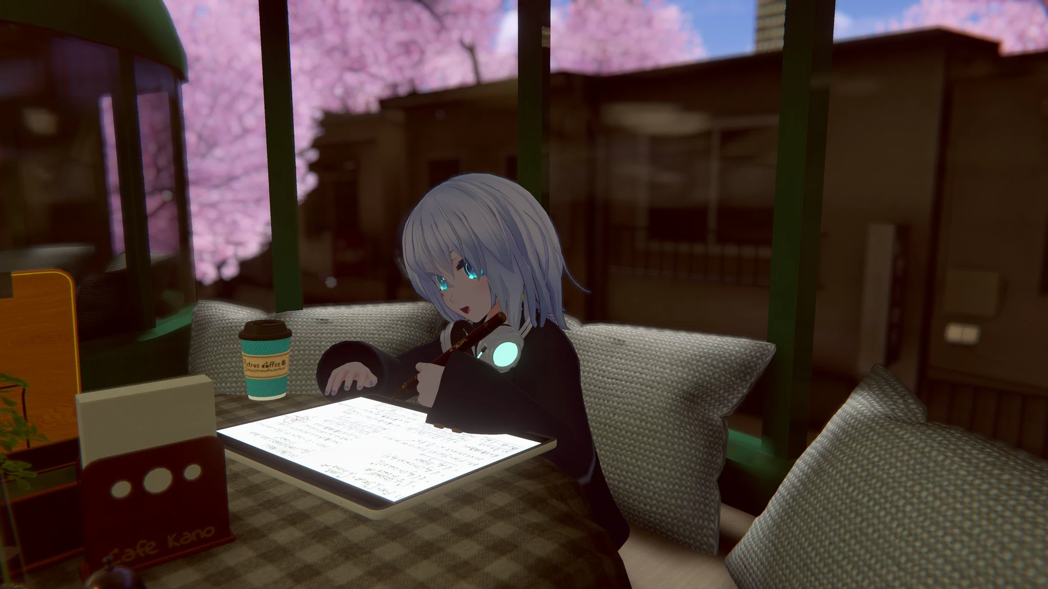 第一回カフェCloverCherry Catalystフォトコン「てすとべんきょ」 けーわい（@kydesu71）